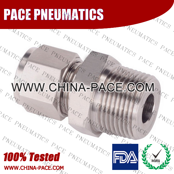Stainless Steel Push-In Fittings (BSPT, BSPP thread and Metric Tubing)